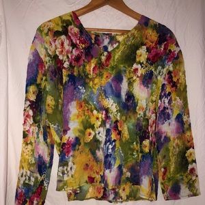 Multicolored Floral Blouse